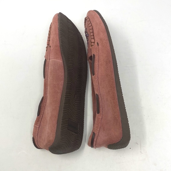 ‼️Xhilaration: Xhilaration: Dusty Rose Slip On Mocs with Bead/Sequin Star size 8 - Picture 5 of 7